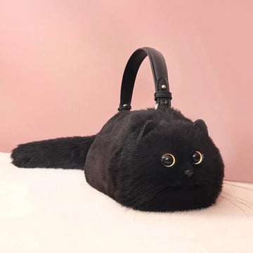 Sac chaton doux fait à la main